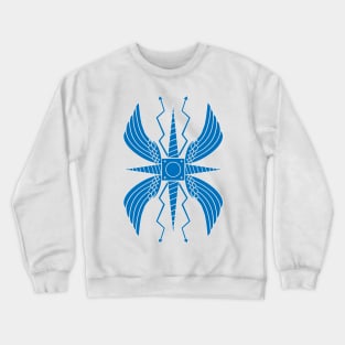 Imperial Roman Shield III. Scutum III (blue) Crewneck Sweatshirt